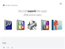 Tablet Screenshot of chimpstudios.com